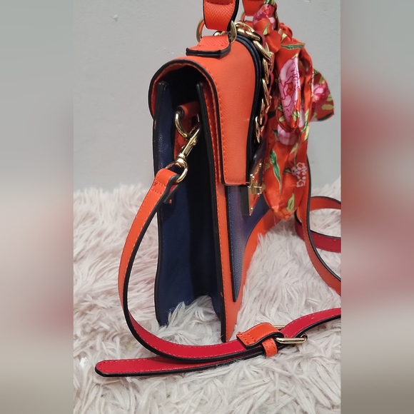 💙ALDO Glenda With Twilly Multicolor Satchel Bag - Picture 11 of 16